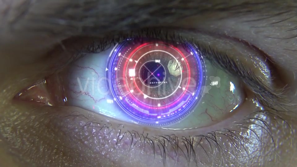 Animation of the Eye with Holograms Videohive 19885522 Motion Graphics Image 4