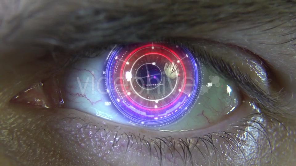 Animation of the Eye with Holograms Videohive 19885522 Motion Graphics Image 7
