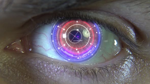 Animation of the Eye with Holograms - Download 19885522 Videohive