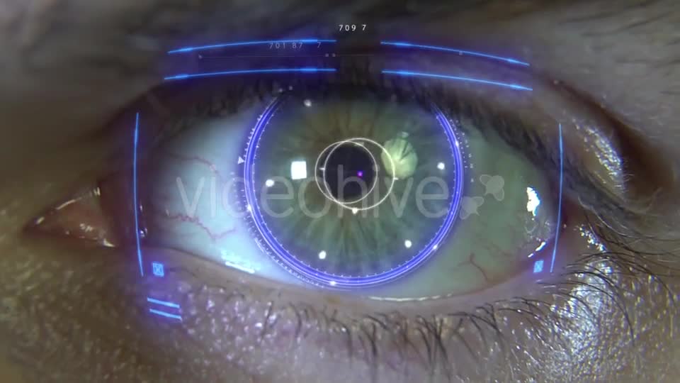 Animation of the Eye with Holograms Videohive 19885527 Motion Graphics Image 1
