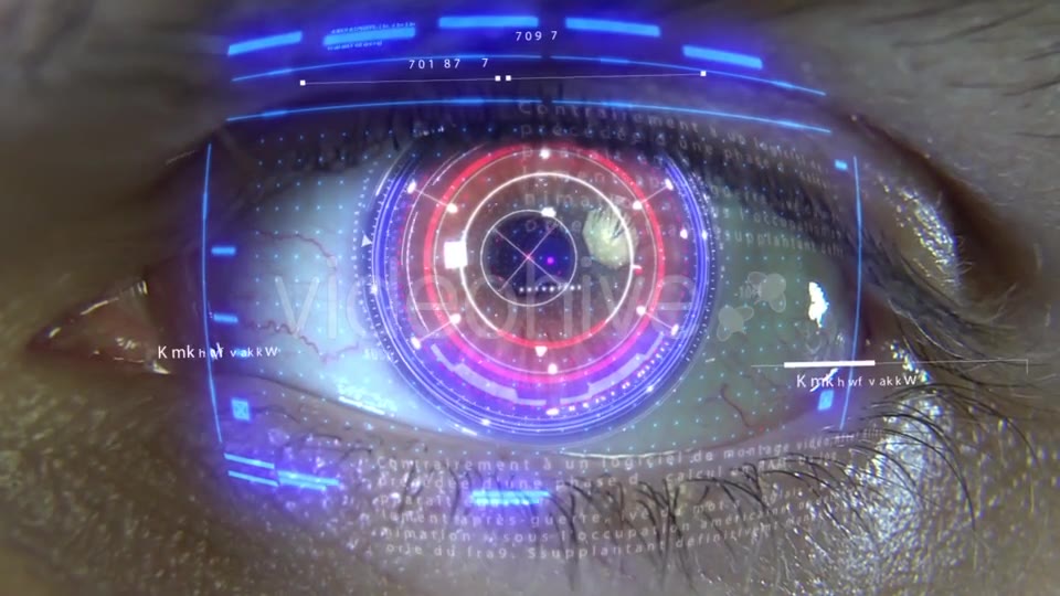 Animation of the Eye with Holograms Videohive 19885527 Motion Graphics Image 2