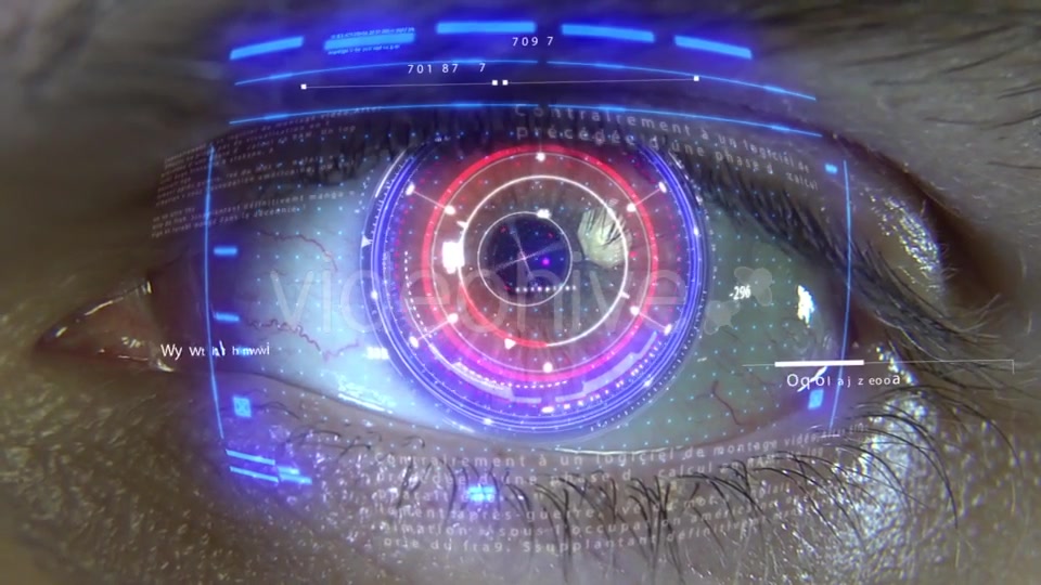 Animation of the Eye with Holograms Videohive 19885527 Motion Graphics Image 3