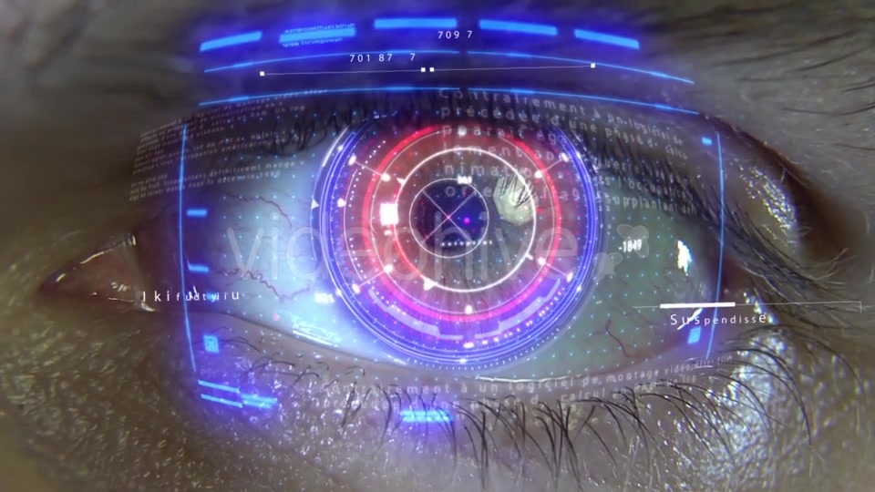 Animation of the Eye with Holograms Videohive 19885527 Motion Graphics Image 4