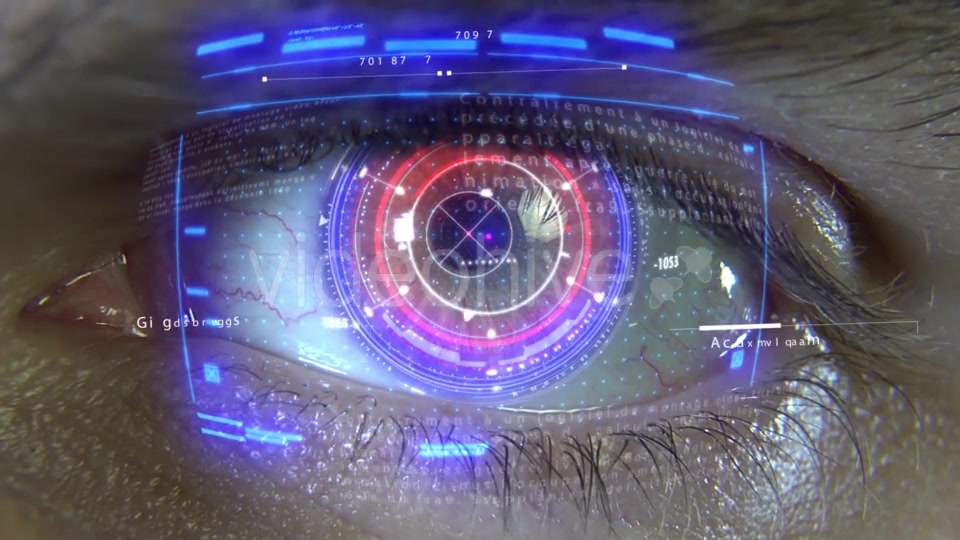 Animation of the Eye with Holograms Videohive 19885527 Motion Graphics Image 6