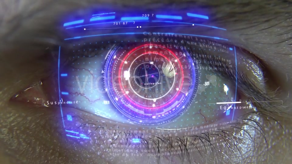 Animation of the Eye with Holograms Videohive 19885527 Motion Graphics Image 7