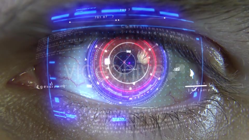 Animation of the Eye with Holograms Videohive 19885527 Motion Graphics Image 8