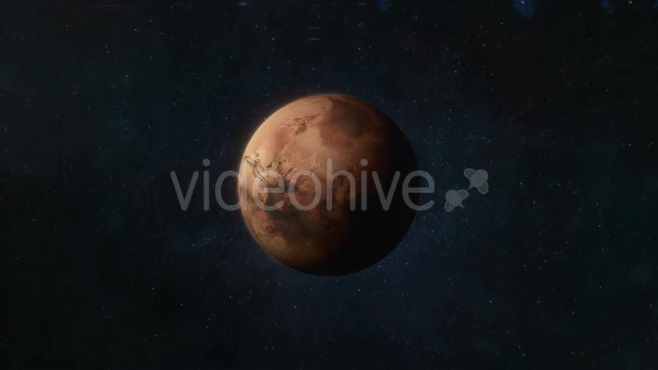 Approaching the Red Planet Mars Videohive 21387436 Motion Graphics Image 1