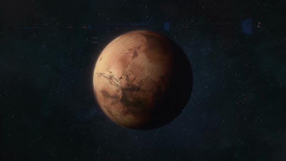 Approaching the Red Planet Mars - 21387436 Videohive Download
