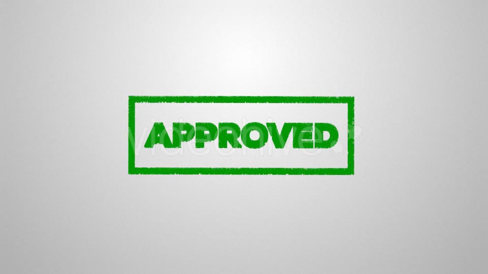 Approved Stamp Videohive 19896917 Motion Graphics Image 2