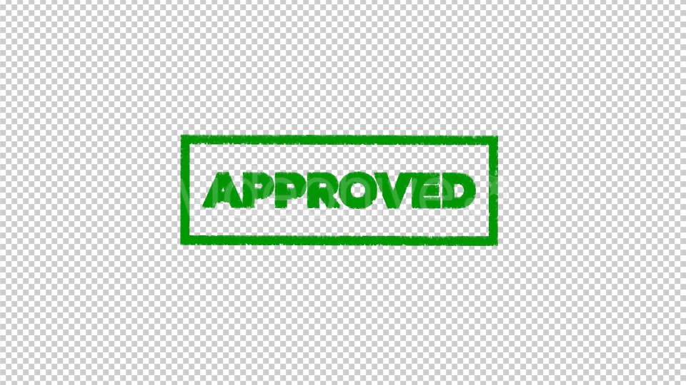 Approved Stamp Videohive 19896917 Motion Graphics Image 6