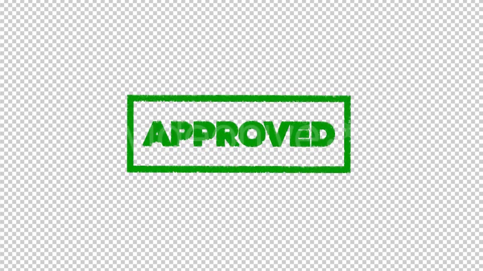 Approved Stamp Videohive 19896917 Motion Graphics Image 7