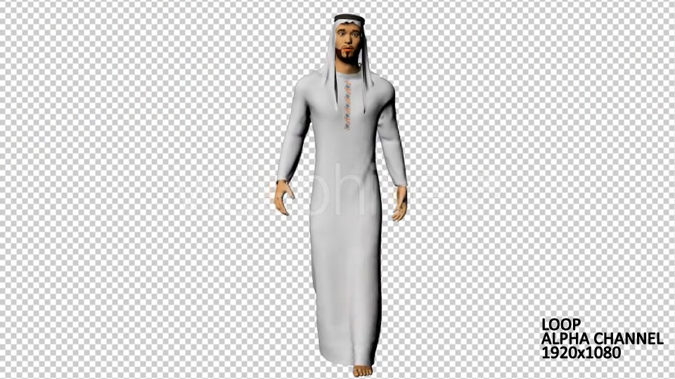 Arab Man 3d Motion Videohive 12683762 Motion Graphics Image 10