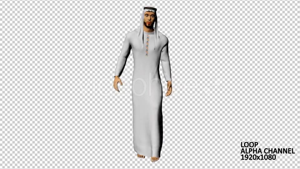 Arab Man 3d Motion Videohive 12683762 Motion Graphics Image 2