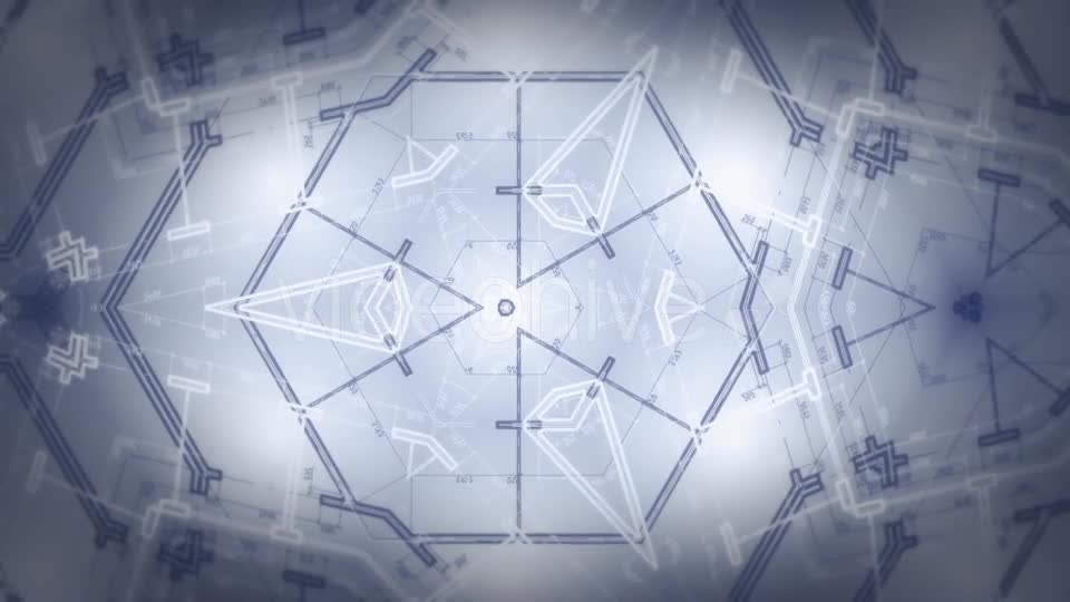 Architectural Kaleidoscopic Background Videohive 19580100 Motion Graphics Image 1