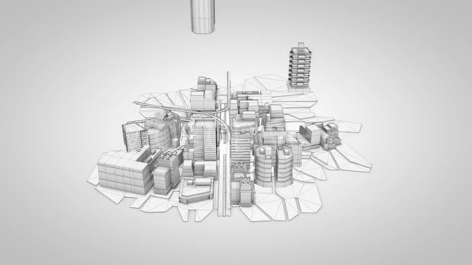Architecture Blueprint City Background Videohive 19713397 Motion Graphics Image 2