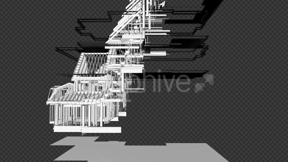 Architecture Blueprint House Videohive 20018254 Motion Graphics Image 4
