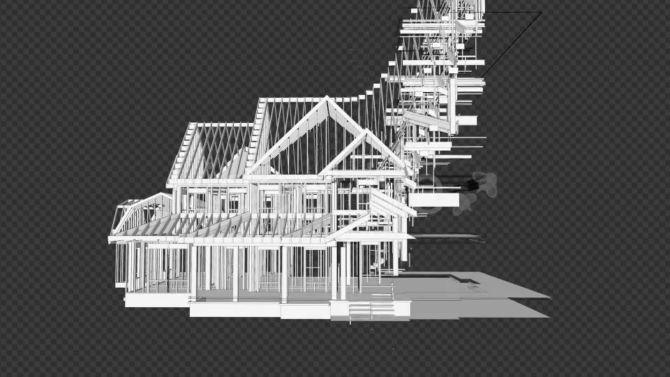 Architecture Blueprint House Videohive 20018254 Motion Graphics Image 5