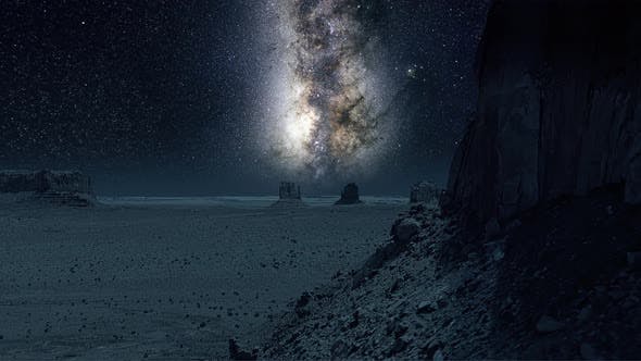 Arizona Monument Valley Milkyway Timelapse - Download Videohive 22814747