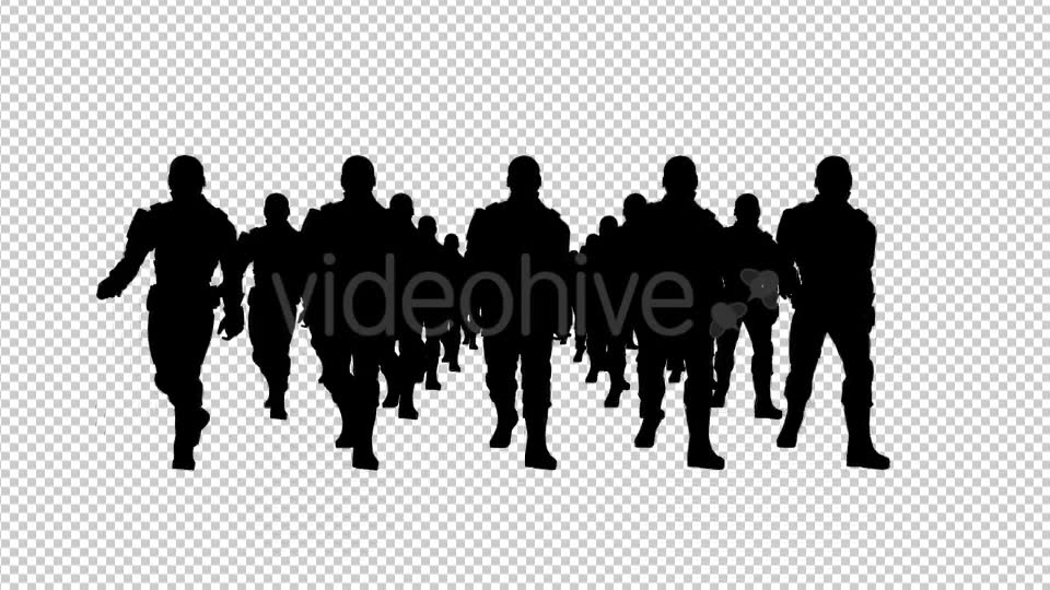 Armed Soldiers Silhouette Videohive 19963188 Motion Graphics Image 6