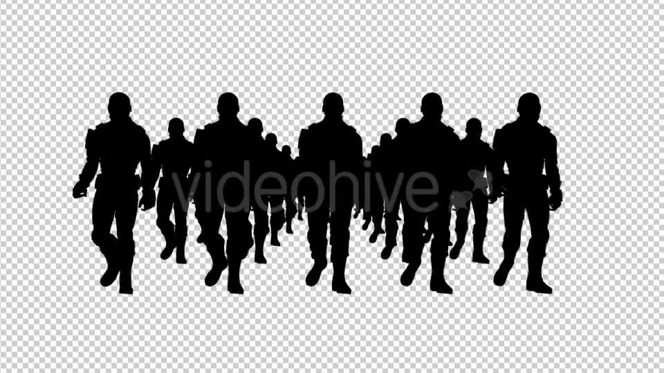 Armed Soldiers Silhouette Videohive 19963188 Motion Graphics Image 7