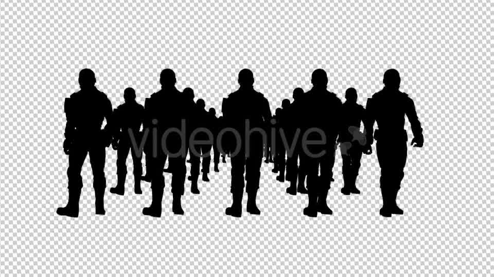 Armed Soldiers Silhouette Videohive 19963188 Motion Graphics Image 8