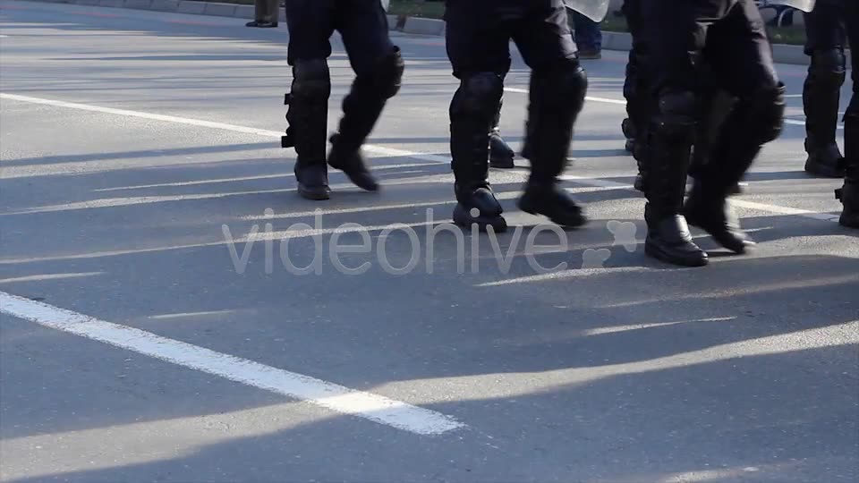 Armored Police Force  Videohive 6307862 Stock Footage Image 6