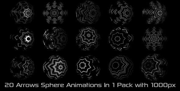Arrows Sphere Elements Pack 01 - 8242347 Download Videohive