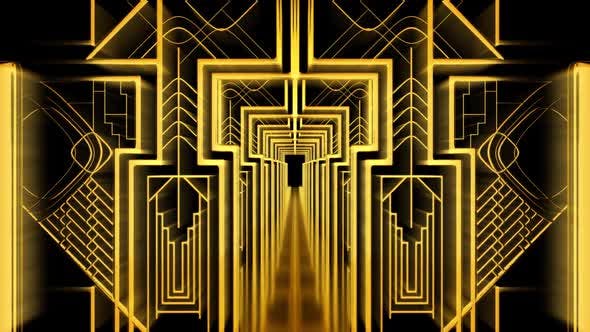 Art Deco Corridor - 25292345 Download Videohive