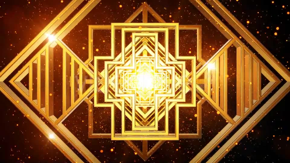 Art Deco Gold Loop Background Videohive 20211224 Motion Graphics Image 3