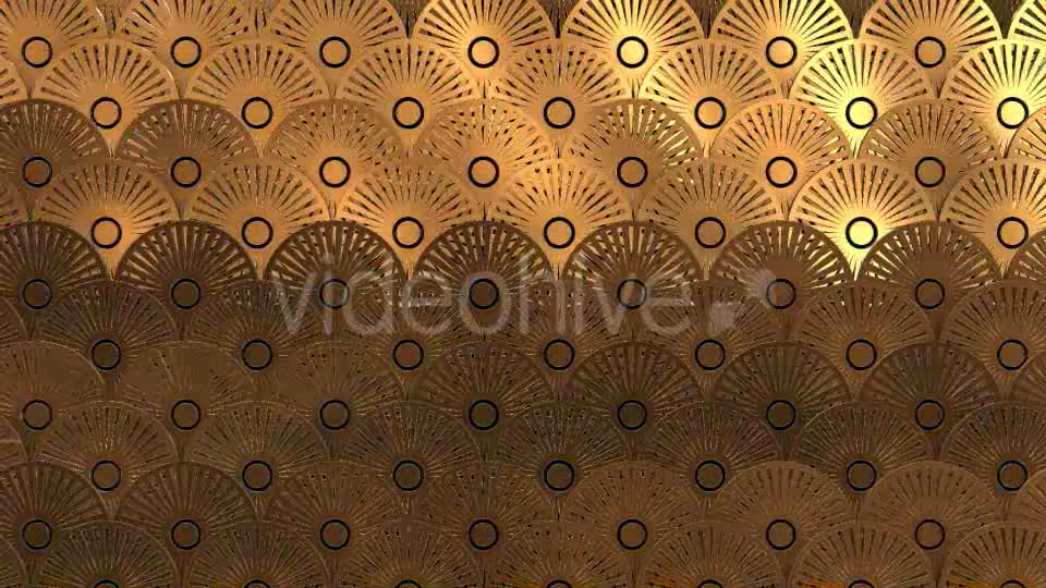 Art Deco Gold Pattern Videohive 21424261 Motion Graphics Image 1