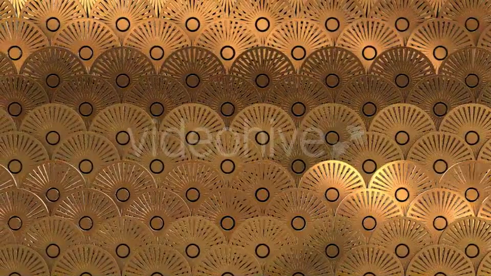 Art Deco Gold Pattern Videohive 21424261 Motion Graphics Image 4