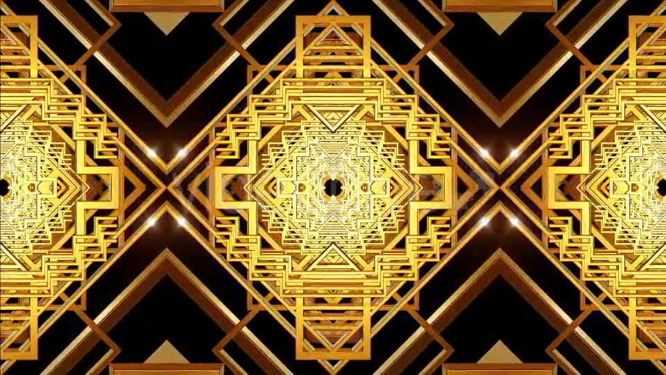 Art Deco Kaleidoscope Loop Background Videohive 20478505 Motion Graphics Image 1