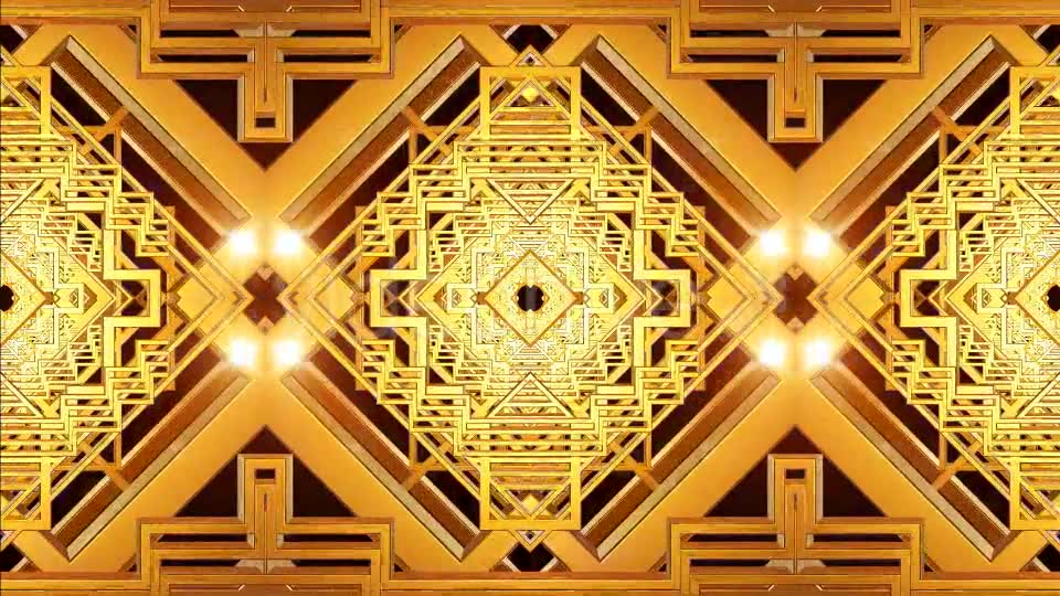 Art Deco Kaleidoscope Loop Background Videohive 20478505 Motion Graphics Image 2