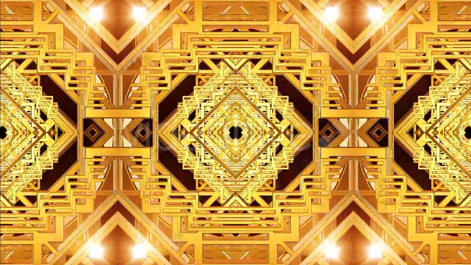 Art Deco Kaleidoscope Loop Background Videohive 20478505 Motion Graphics Image 5