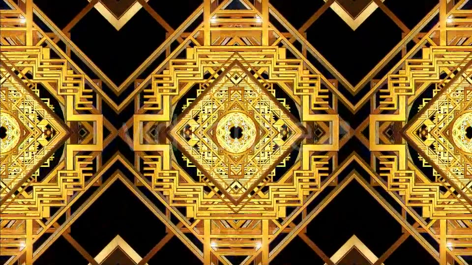 Art Deco Kaleidoscope Loop Background Videohive 20478505 Motion Graphics Image 6