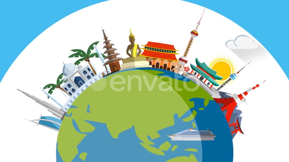 Asia Travel Videohive 22463108 Motion Graphics Image 3