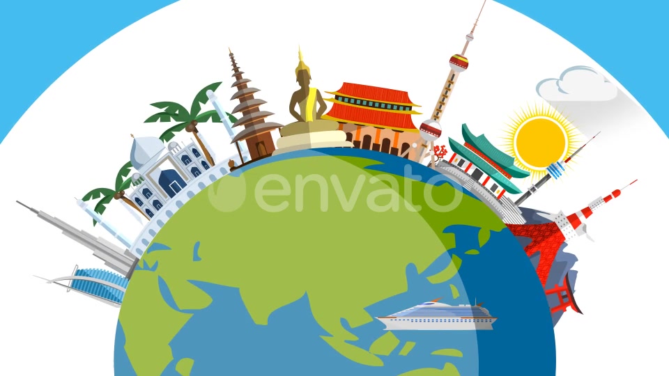 Asia Travel Videohive 22463108 Motion Graphics Image 4