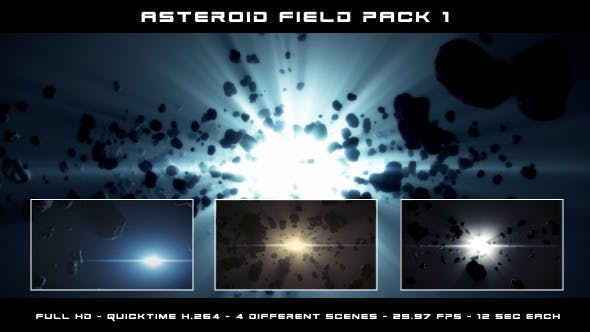 Asteroid Field Pack 1 - Videohive 11713623 Download