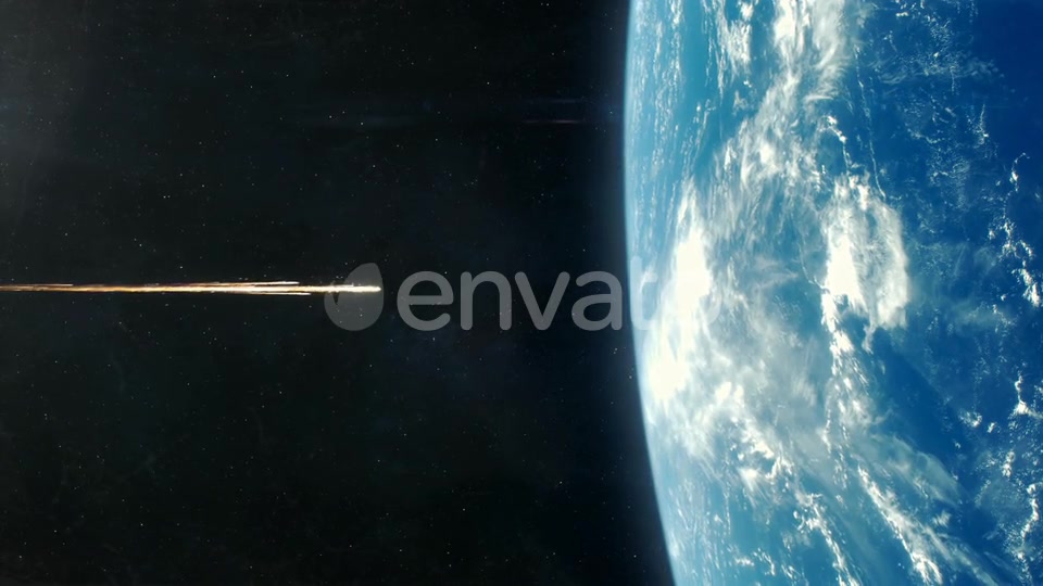 Asteroid Impact on Planet Earth Blue Videohive 21833866 Motion Graphics Image 5