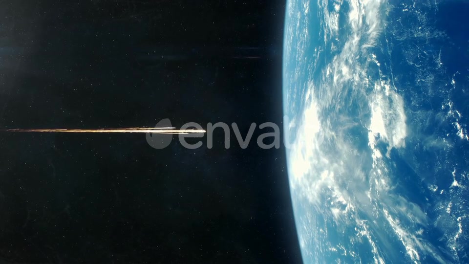 Asteroid Impact on Planet Earth Blue Videohive 21833866 Motion Graphics Image 6