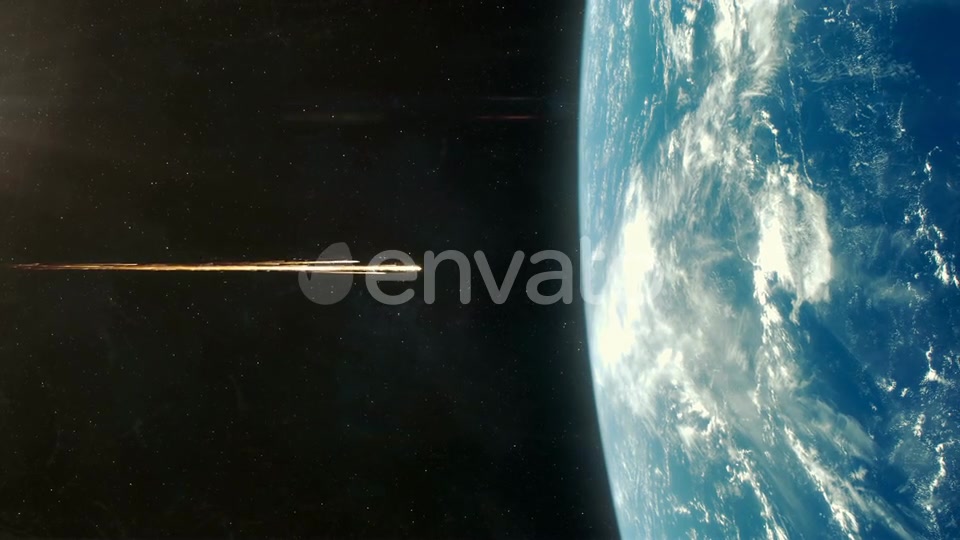 Asteroid Impact on Planet Earth Orange Videohive 21833867 Motion Graphics Image 6