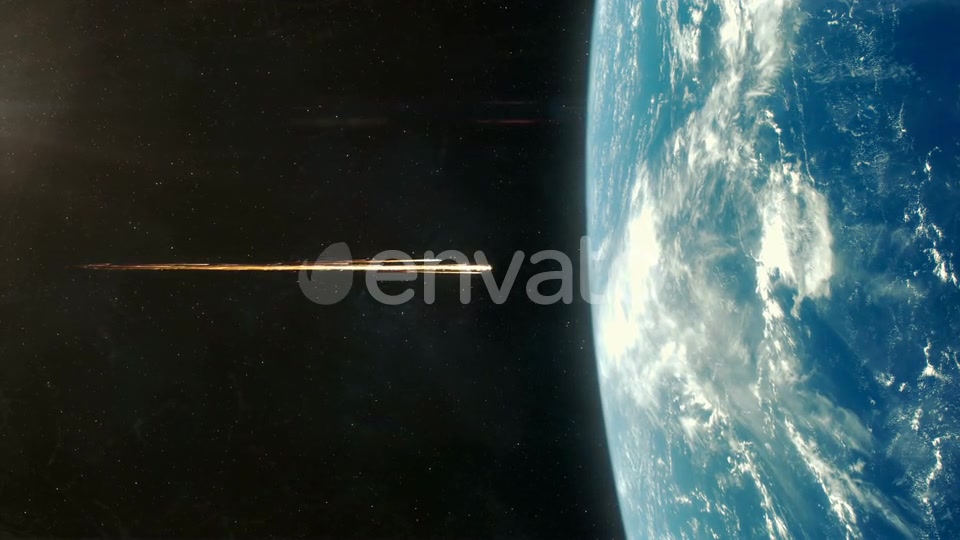 Asteroid Impact on Planet Earth Orange Videohive 21833867 Motion Graphics Image 7