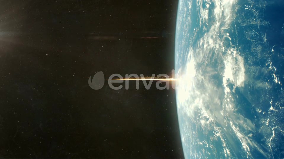 Asteroid Impact on Planet Earth Orange Videohive 21833867 Motion Graphics Image 9