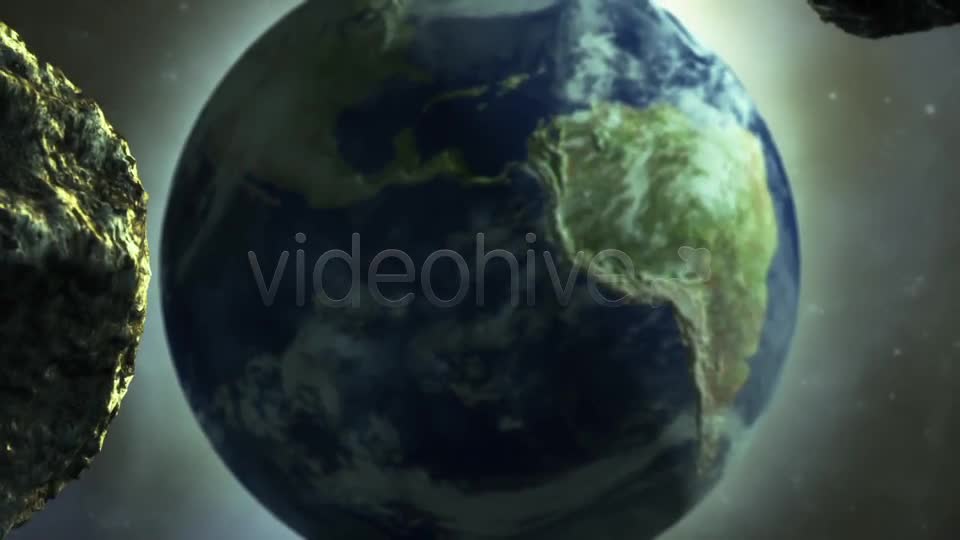 Asteroids are Flying to the Earth Videohive 8586610 Motion Graphics Image 1