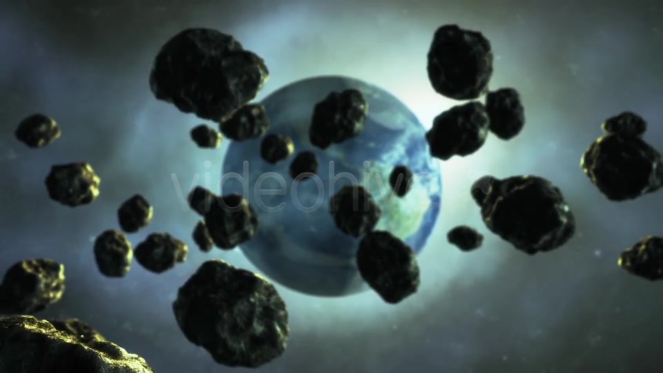 Asteroids are Flying to the Earth Videohive 8586610 Motion Graphics Image 10