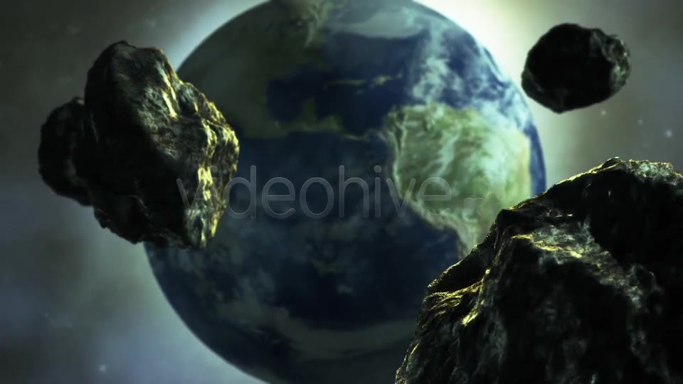 Asteroids are Flying to the Earth Videohive 8586610 Motion Graphics Image 2
