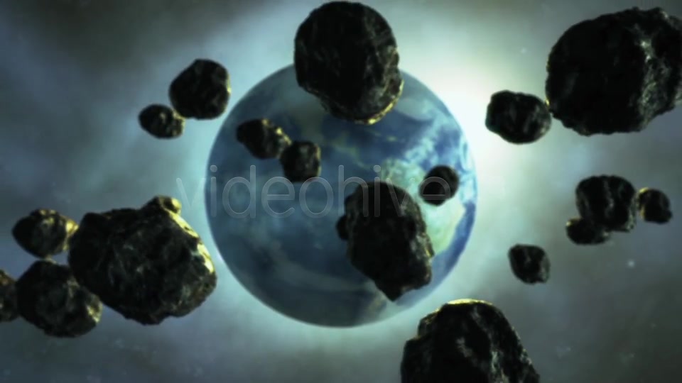 Asteroids are Flying to the Earth Videohive 8586610 Motion Graphics Image 7