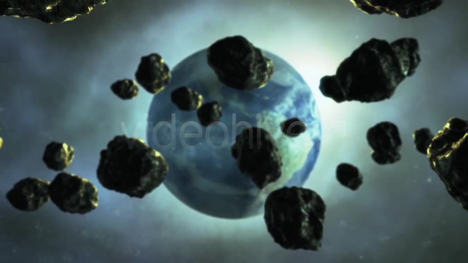 Asteroids are Flying to the Earth Videohive 8586610 Motion Graphics Image 8