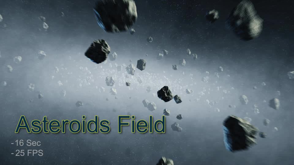 Asteroids Field Videohive 21231707 Motion Graphics Image 1