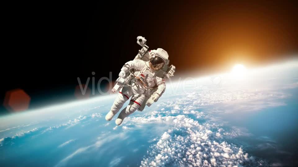 Astronaut In Outer Space Videohive 13031048 Motion Graphics Image 1